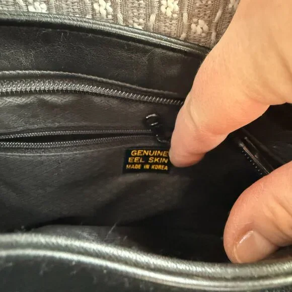 Genuine Eel Skin Leather Purse - Picture 7 of 7